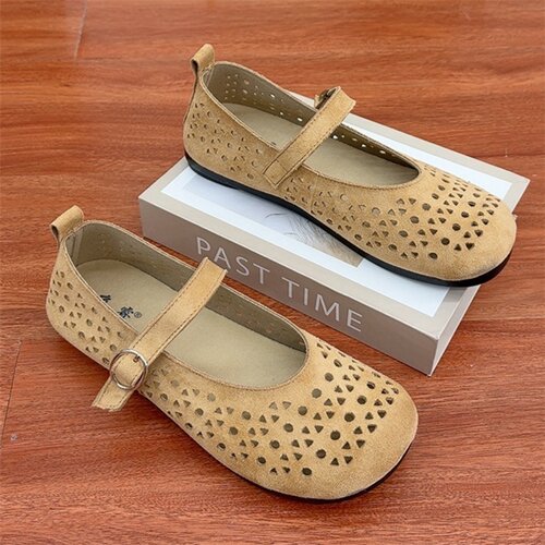 透气镂空单鞋凉鞋豆豆鞋