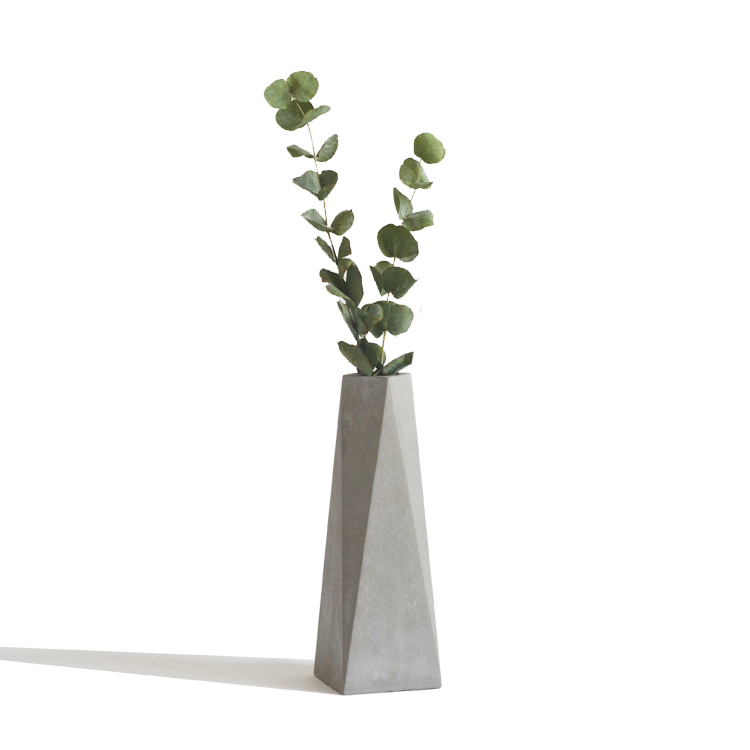 一加一|清水混凝土水泥花瓶 花插 干花 摆件 北欧家居花器 手工