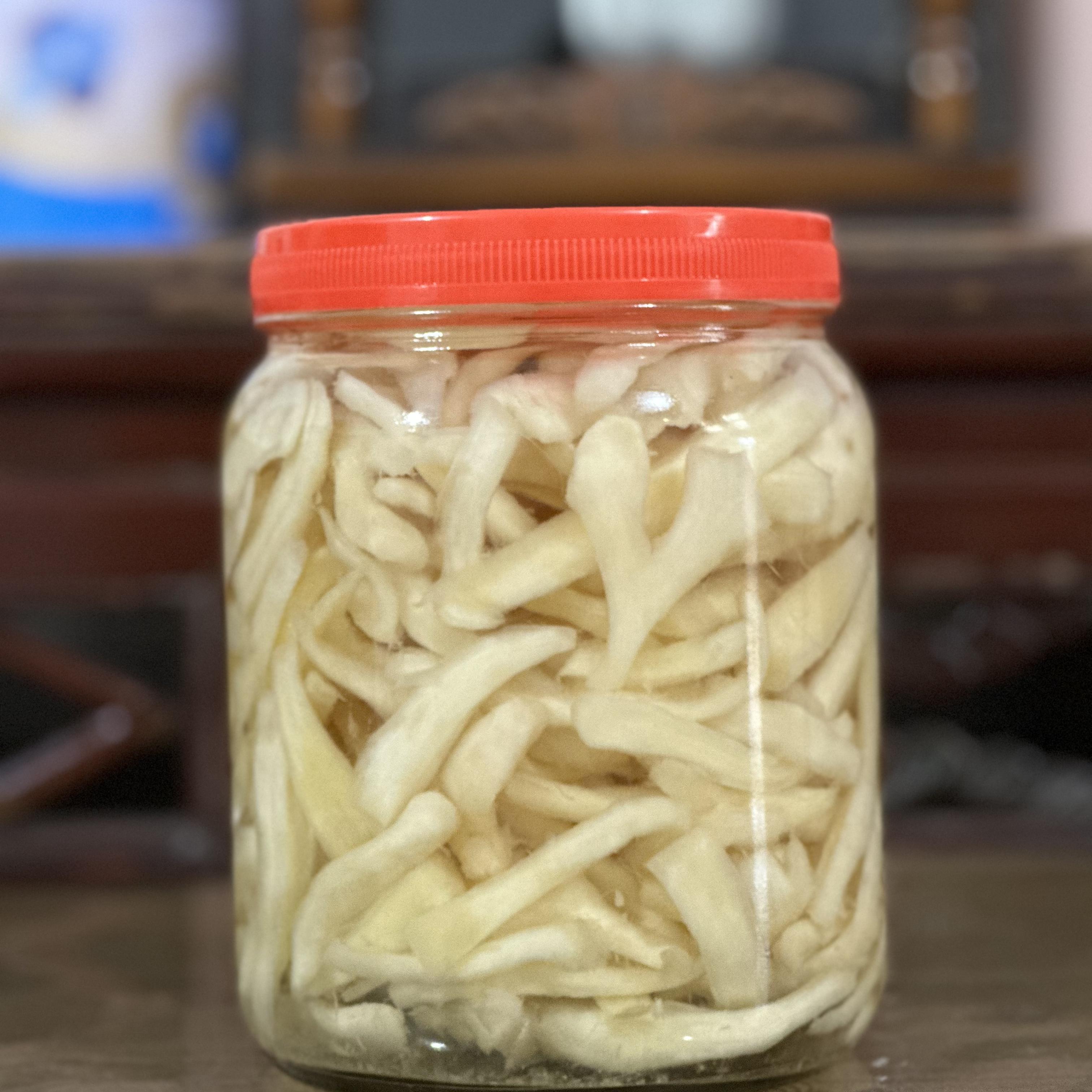 铜陵生姜白姜传统日晒手工腌制糖醋姜丝 泡菜下饭菜 9月初发货