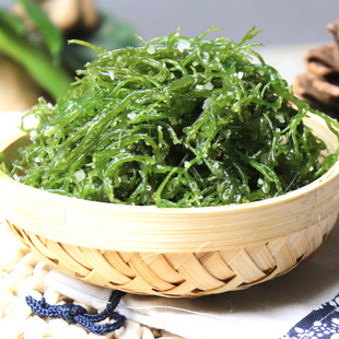 新鲜盐渍龙须菜尚食绿藻食用海藻菜海发菜石花菜凉拌菜海草菜500g