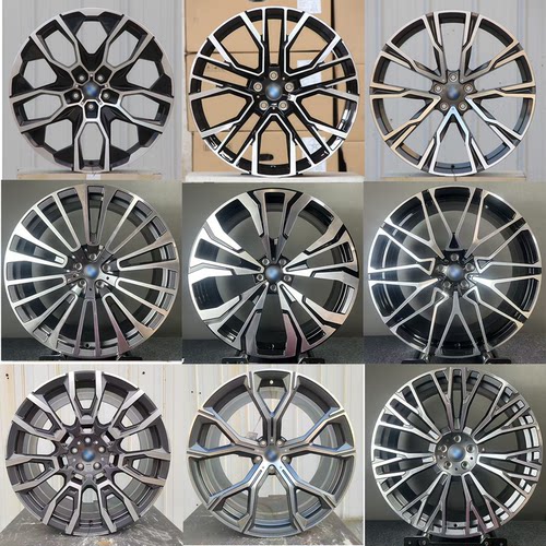 适用于宝马X7锻造轮毂22寸23寸20寸21寸X5 X6X5M X6M G05 G06改装