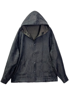 B25926-[玄纹启瑞]秋冬新款桑蚕丝宋锦新中式外套