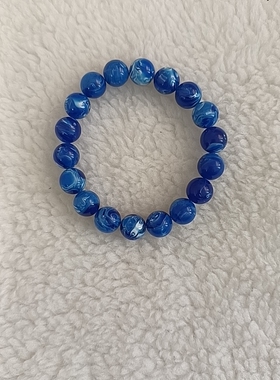 天然蓝密腊手链手串