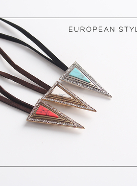 克拉欧美质感复古情侣装饰项链