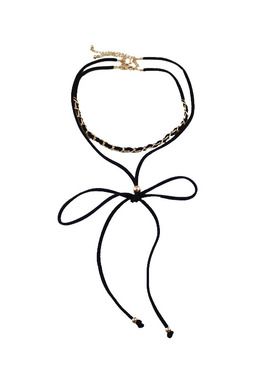 克拉欧美风夸张原宿黑色多层颈链