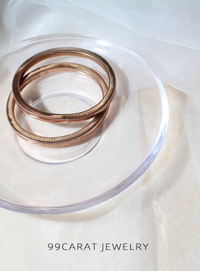 克拉欧美风质感弹力多层手链