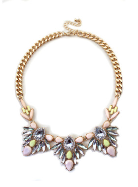 SU）I欧美时尚金色毛衣链