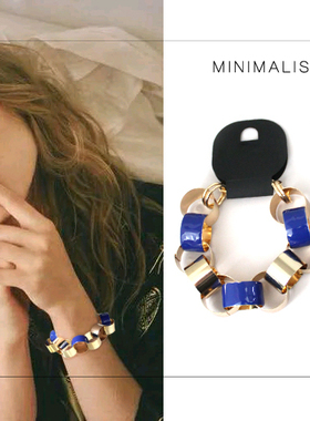 简约个性手链99克拉欧美风女