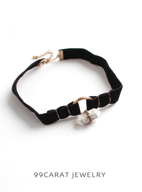 九九克欧美时尚饰品坠绒布花纹