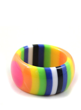 克拉欧美风糖果色戒指环时尚饰品