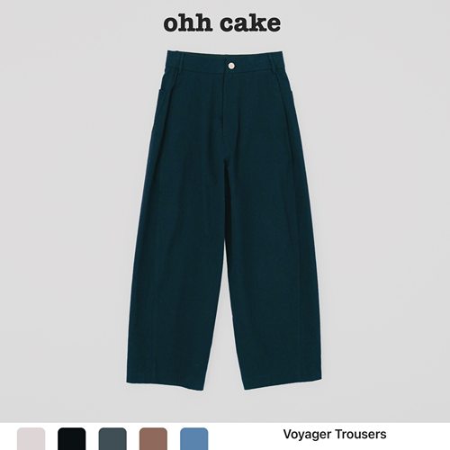 Ohh Cake Voyager trousers 航海家休闲阔腿九分裤 夏日舒适透气