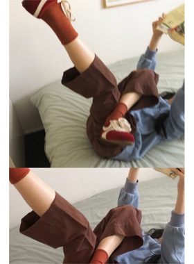 Ohh Cake Jesse Linen Trousers杰西棉麻阔腿九分裤 初秋休闲百搭