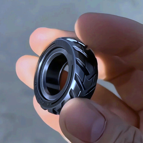 机械C段落指环EDC解压玩具黑科技指尖陀螺棘轮戒指男生办公室玩具