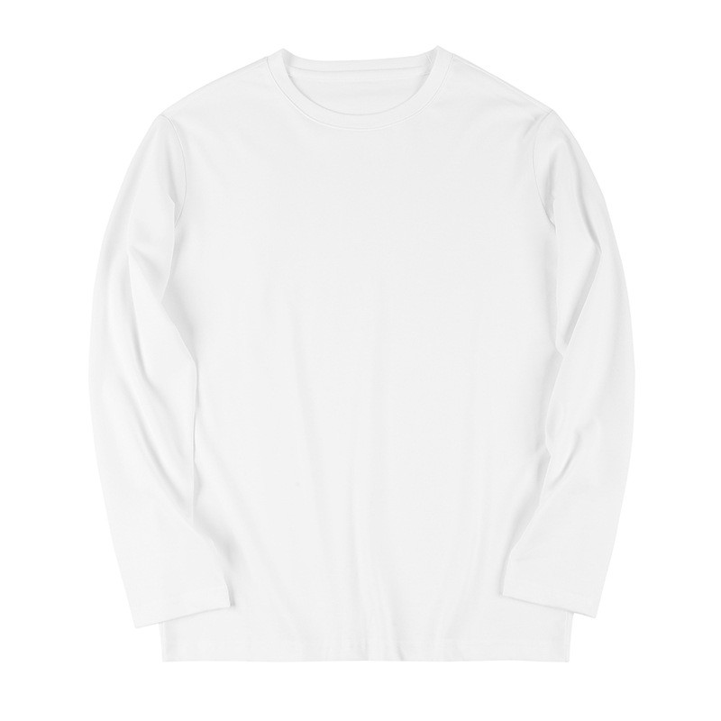 亲肤柔软长绒棉液氨纯色百搭T恤