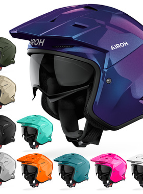 意大利Airoh Kombakt摩托车头盔 通勤盔 热塑开放盔 2026款[代购]