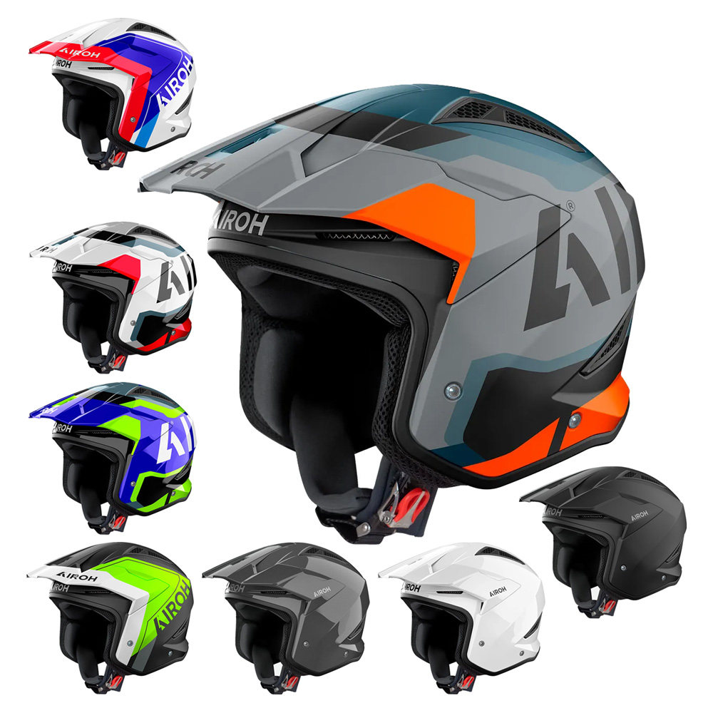 意大利Airoh TRR II越野头盔 复合碳纤维半盔 2026款[代购]