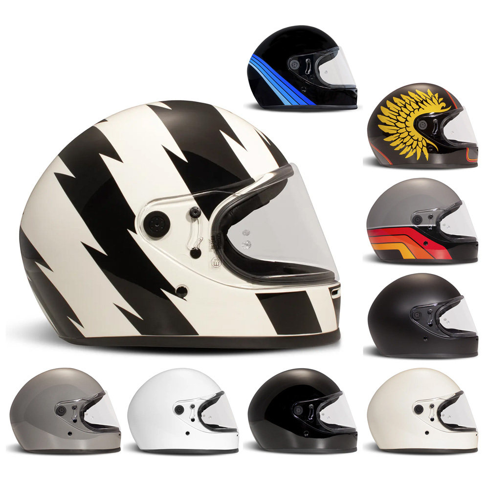 意大利DMD Rivale摩托车复古复合纤维头盔 ECE2206 2025款[代购]