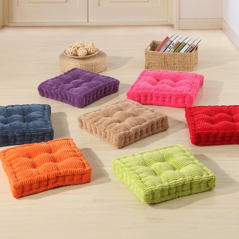 加厚灯芯绒榻榻米地板垫子保暖办公室椅子坐垫学生练车增高座垫冬,居家布艺,椅垫,淘宝优惠券,粉丝福利购,淘宝优惠卷