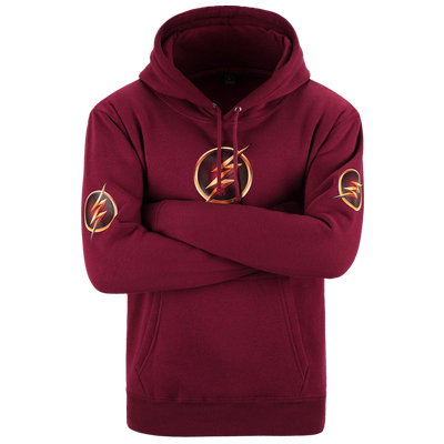 agitation秋冬拉绒闪电侠套头