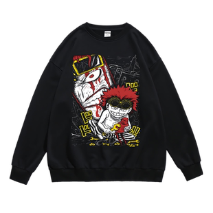 海贼红心托拉法尔加罗潮流二次元动漫卡通秋冬圆领长袖卫衣男女