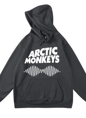潮牌街头英伦摇滚北极猴Arctic Monkeys乐队连帽衫卫衣秋冬男女