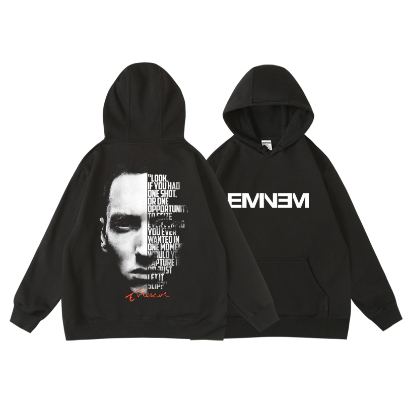 加绒套头卫衣 外套 摇滚 艾米纳姆eminem