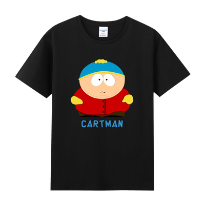 男款动漫南方公园圆领短袖T恤
