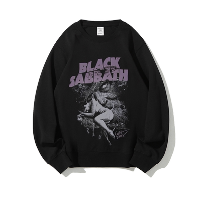 ins欧美摇滚乐队春秋套头衫卫衣