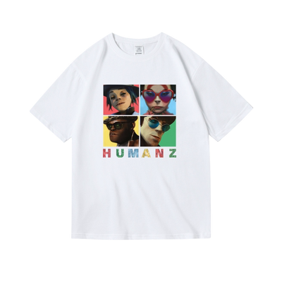 欧美摇滚街头印花圆领半袖衣服