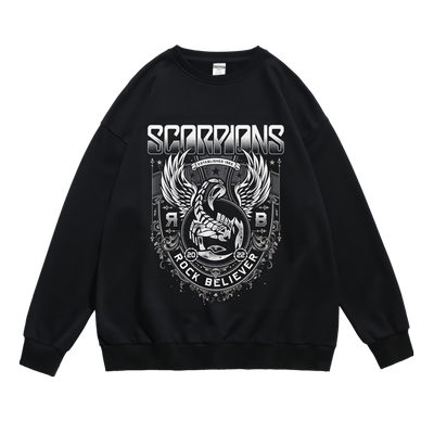 潮流青春流行套头圆领