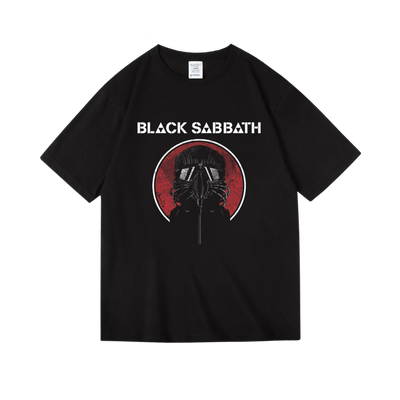 BF风BlackSabbath黑色安息日摇滚乐队周边印花中性女男短半袖T夏
