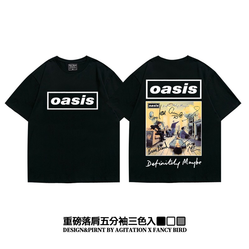英伦阿美咔叽oasist恤摇滚男T恤