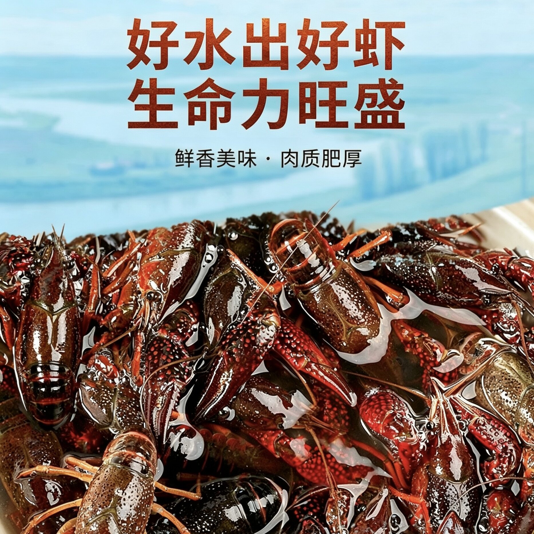 鲜活湖北小龙虾鲜活4-9钱小龙虾鲜活清水小龙虾活虾五斤包邮