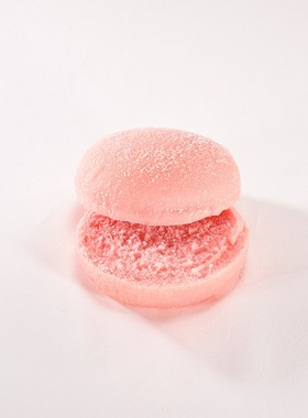 贝可士彩虹Q堡迷你小汉堡面包胚马卡龙半成品192个装整箱批发包邮