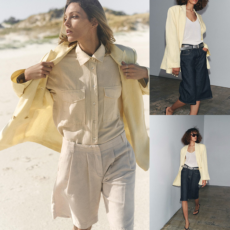 2025秋季新品 女装 气质时尚甜美简约质感长袖西装 3014793 321