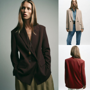 廓形双襟西装 外套 711 新品 800 700 女装 681 2025秋季 2753122