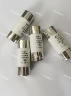 沪丰熔断器RS17 40A 50A 63A 80A 100A 125A 22*58快熔 RS17 660V