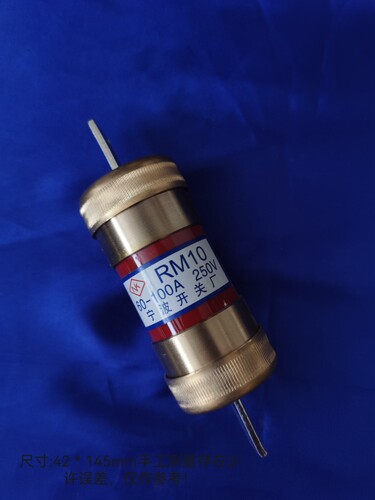 RM10 60~100A 250V无填料封闭管式低压熔断器 保险 需询价下单