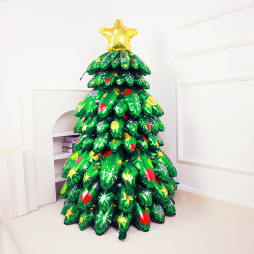 商场美陈ins气球圣诞节布置道具