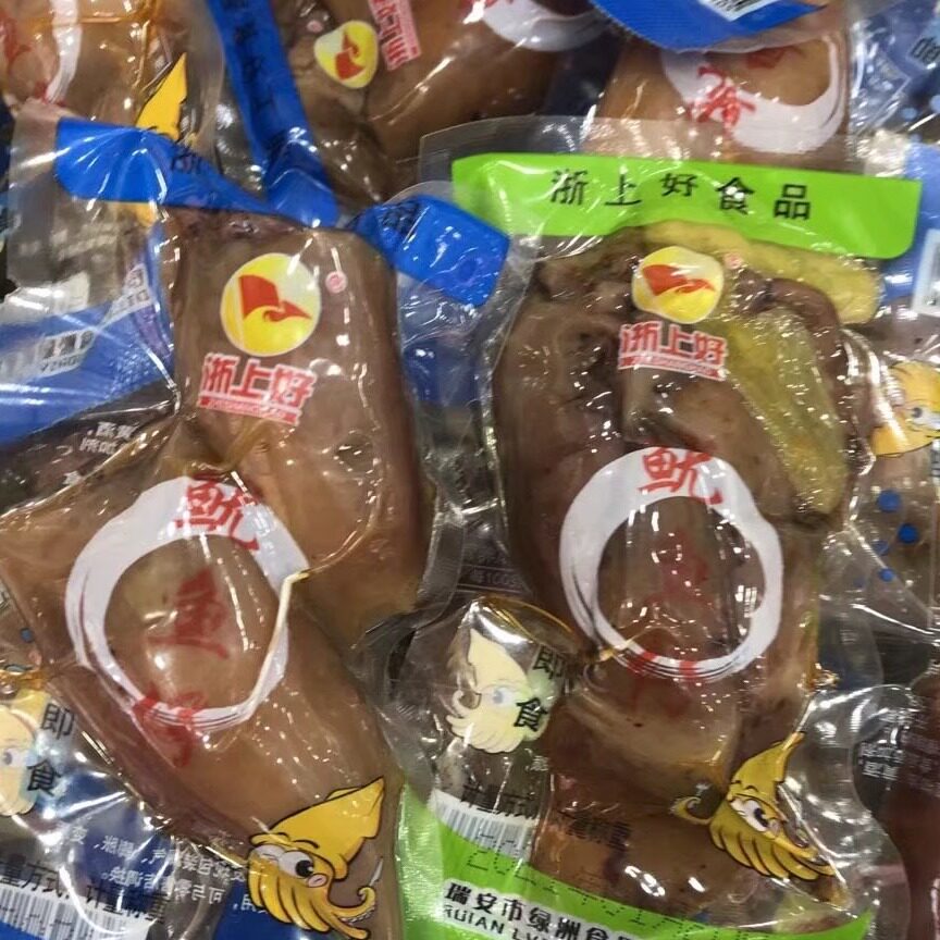 温州特产 浙上好鱿鱼仔系列烧烤味、山椒味、香辣味3选一散称1斤