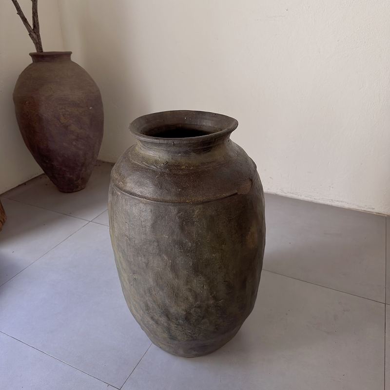 古董老坛黑陶陶瓷罐子收藏古董老物件收藏摆件装饰古物251116