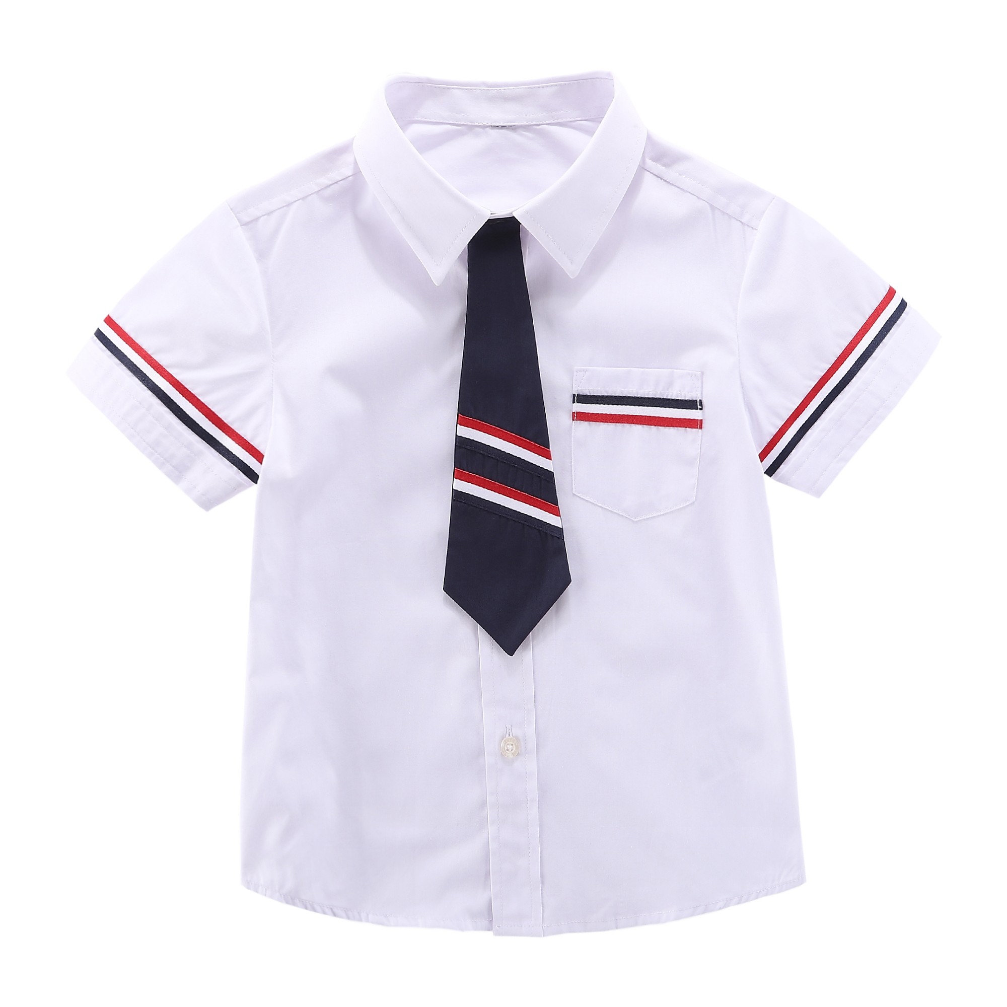 幼儿园园服夏装短袖英伦风园服校服小学生班服夏季衬衫毕业照