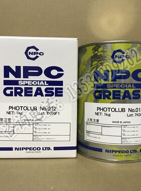 日本矿油NPC GREASE PHOTOLUB NO.012润滑油润滑脂