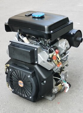 19kw双缸风冷柴油机30马力HD2V95缸压疏通机液压泵站船用收割机用