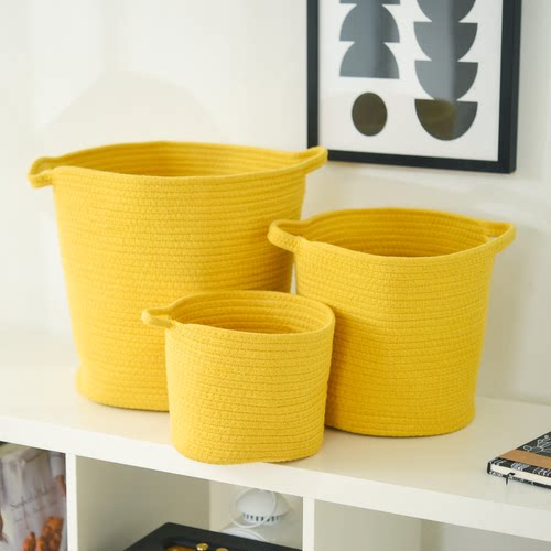 衣物收纳筐编织篮家用杂物整理篓