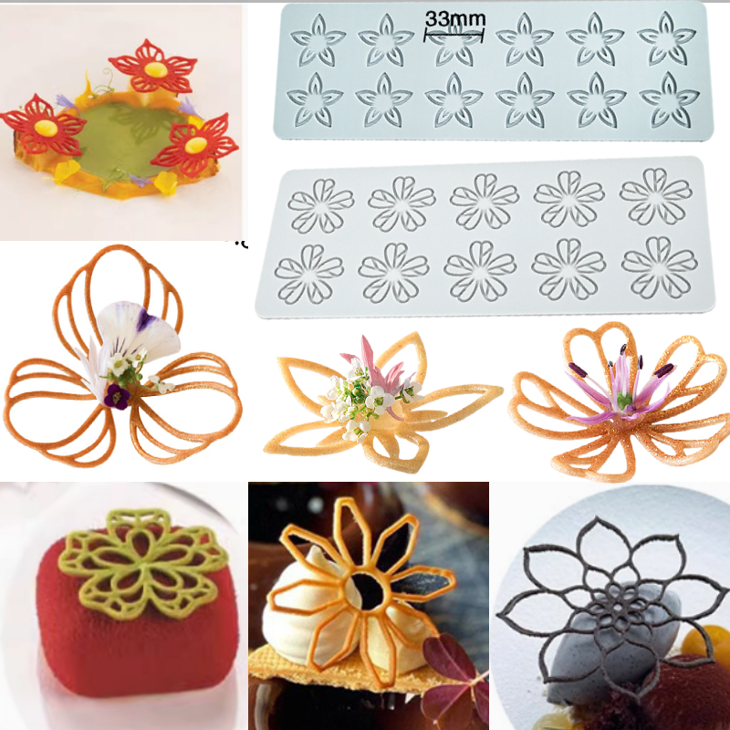 装饰脆片小花烘焙模具