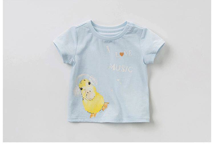 아동복 샘플 DIY 의류 실사컷 그림  오픈어깨 반팔 티셔츠 긴팔 밑단 셔츠 패턴 1230