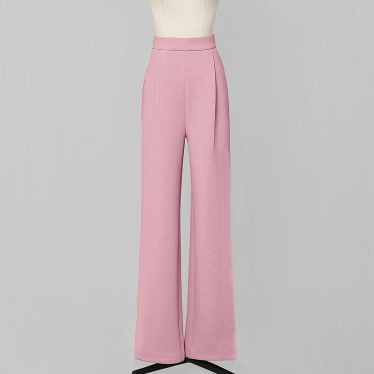 의류 샘플 여성의류 레이아웃 실사 컷 후드 풀오버 스웨트 셔츠 스트레이트 와이드 레그 트레이닝 복 패턴