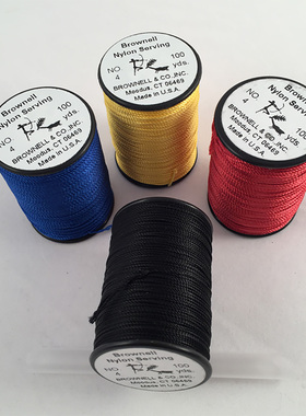 美国布朗尔4#丝线 弓弦护弦线 底线 0.022射箭尼龙护弦绳BROWNELL