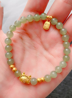 2023新款天然和田玉一龙蒸饺龙年